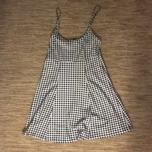 Gingham Print Dress